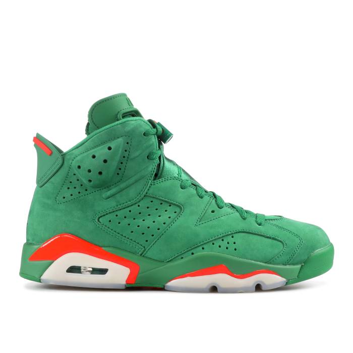 ナイキ エアジョーダン Air Jordan 【 Jordan 6 Retro Nrg \u0027Green Suede Gatorade\u0027 Men Pine Green/Orange Blaze-Pine Green 】 レトロ スエード・スウェード メンズ green 緑・緑であること orange 橙・オレンジ色