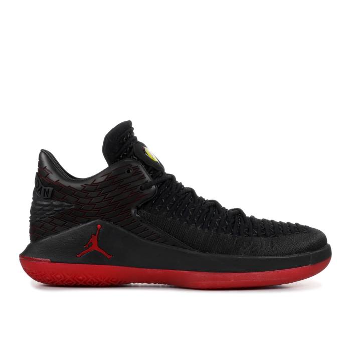 ナイキ エアジョーダン Air Jordan 【 Jordan 32 Low \u0027Last Shot\u0027 Men Black/Gym Red-Tour Yellow 】 メンズ 黒いこと 黒いこと yellow 黄味がかった・黄色