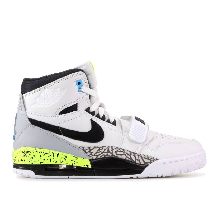 ナイキ エアジョーダン Air Jordan 【 Just Don X Jordan Legacy 312 \u0027Billy Hoyle\u0027 Men White/Black-Volt-Vivid Blue-Wolf Grey 】 legacy レガシー メンズ 白いこと 白いこと 薄墨色 薄墨色