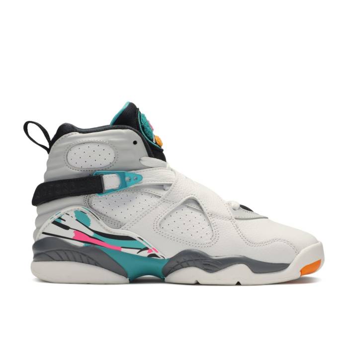 ナイキ エアジョーダン Air Jordan 【 Jordan 8 Retro Gs outh Beach Youth White/White-Turbo Green 】 レトロ ジュニア キッズ 白色 ホワイト green 緑・グリーン