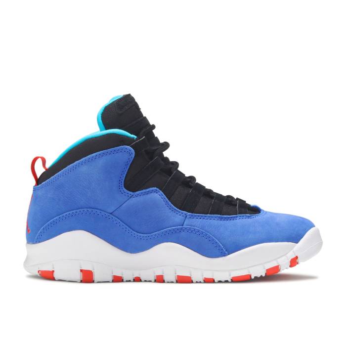 ナイキ　エアジョーダン Air Jordan 【 Jordan 10 Retro Gs 'Tinker' Youth Racer Blue/Team Orange-Black 】 レトロ ジュニア キッズ 青色 ブルー Team チーム｜スニケス