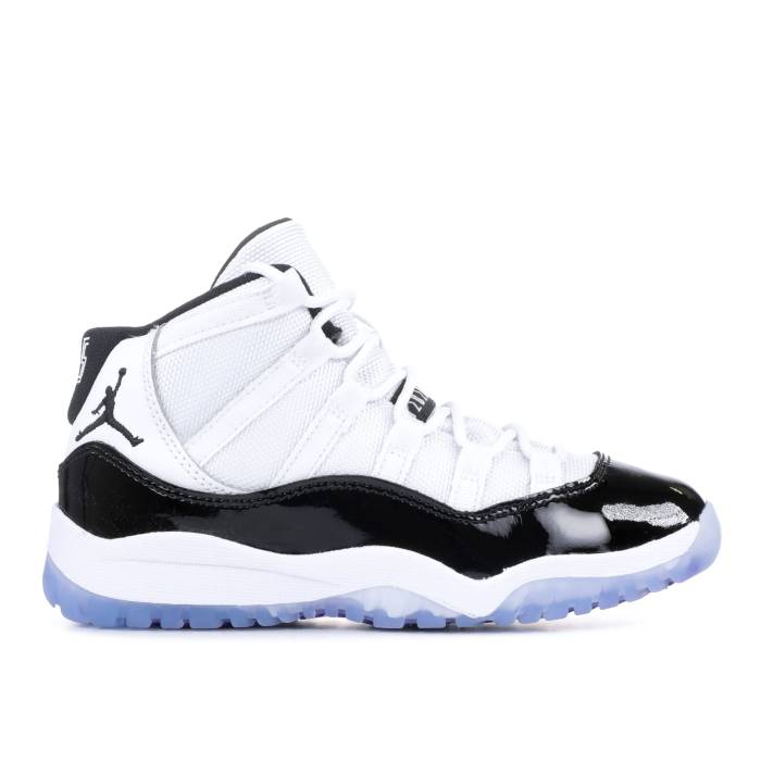 ナイキ エアジョーダン Air Jordan 【 Jordan 11 Retro Ps \u0027Concord\u0027 2018 Youth White/Black-Dark Concord 】 レトロ 御坊っちゃん キッズ 白いこと 白いこと コンコルド・コンコード