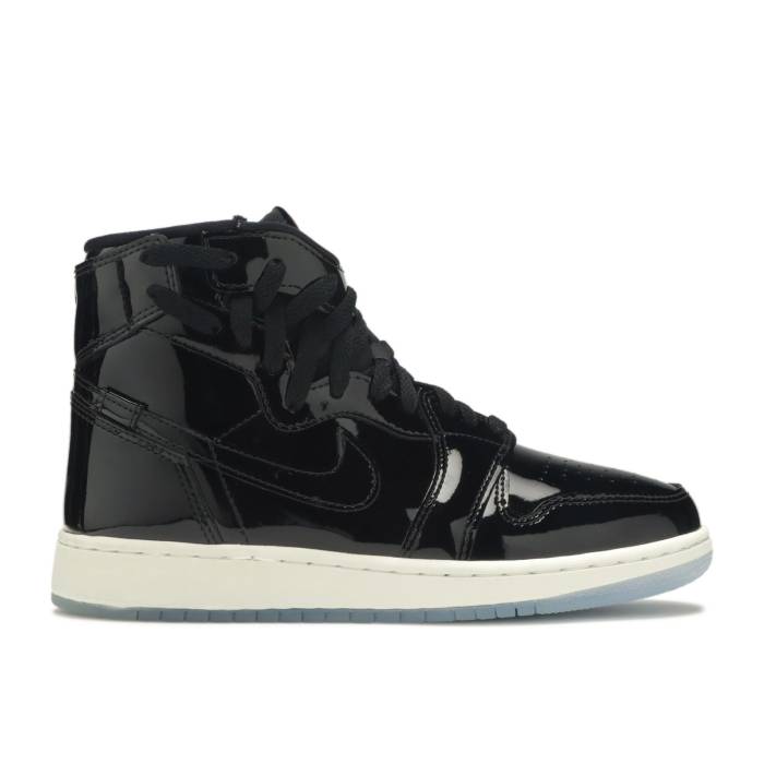 ナイキ エアジョーダン Air Jordan 【 Wmns Jordan 1 Rebel Xx \u0027Black Patent\u0027 Women Black/Black-Infrared 】 気泡管水準器 レディース 黒いこと 黒いこと スニーカー-靴-レディース靴