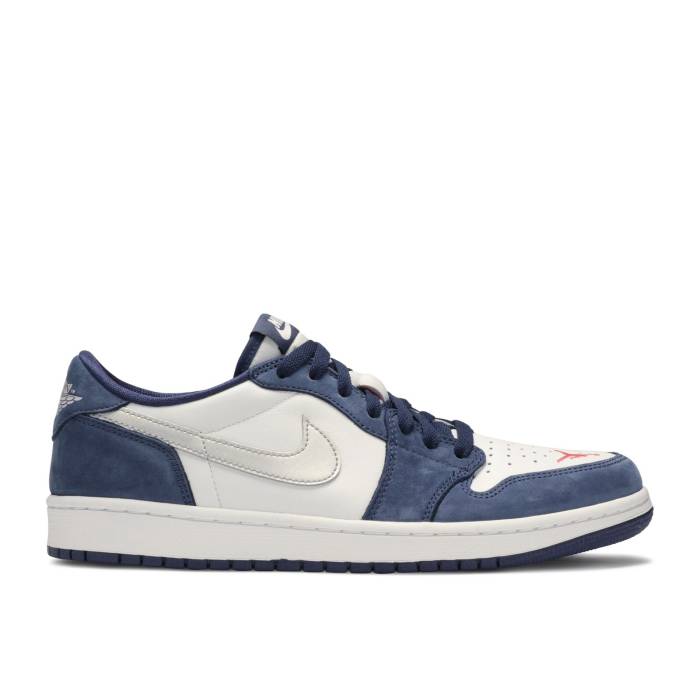 ナイキ エアジョーダン Air Jordan 【 Eric Koston X Jordan 1 Low Sb \u0027Midnight Navy\u0027 Men Midnight Navy/White-Ember Glow-Metallic Silver 】 エスビー メンズ 紺色 米国海軍 Silver しろがね色・しろがね色