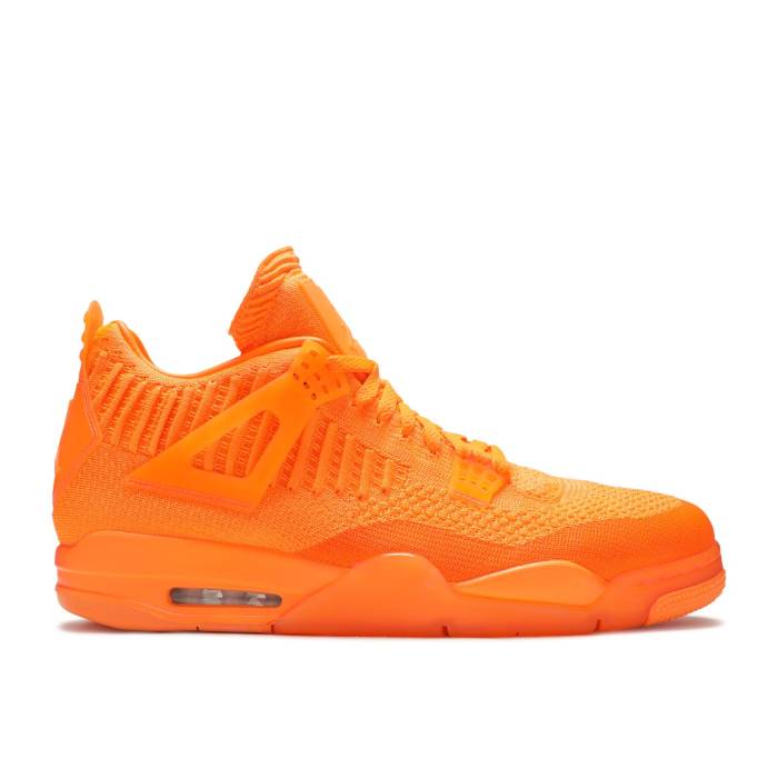 ナイキ エアジョーダン Air Jordan 【 Jordan 4 Retro Flyknit \u0027Total Orange\u0027 Men Total Orange/Total Orange/Total Orange 】 レトロ 飛球編み物 メンズ orange 橙・オレンジ色