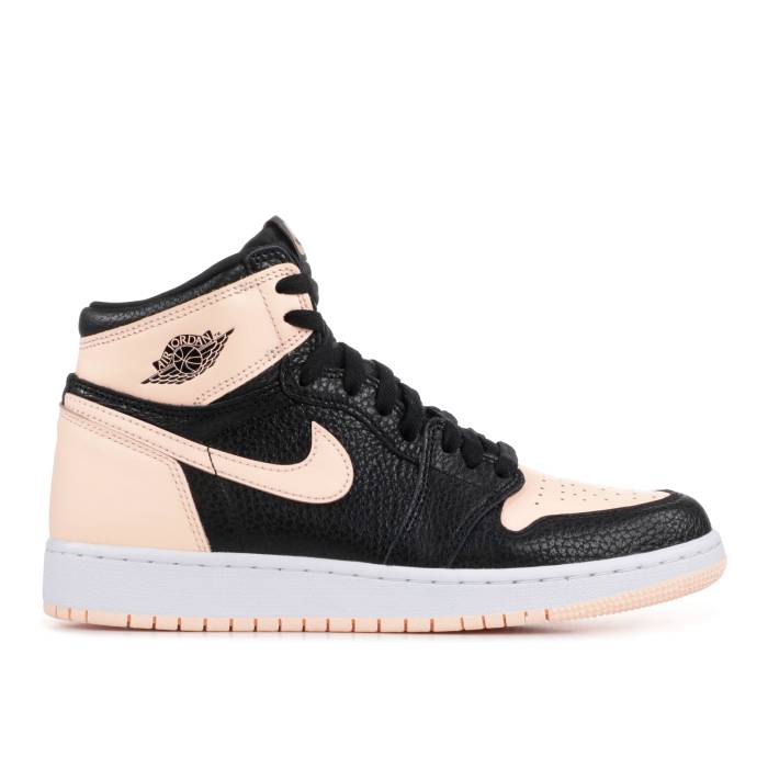 ナイキ エアジョーダン Air Jordan 【 Jordan 1 Retro High Og Gs Crimson Tint Youth Black/Crimson Tint-White 】 レトロ ハイ ジュニア キッズ 黒色 ブラック クリムゾン