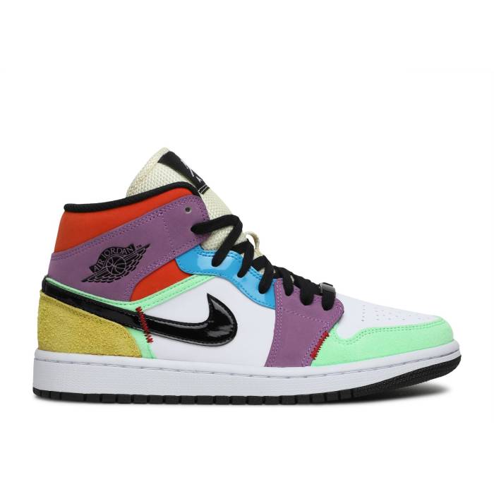 ナイキ エアジョーダン Air Jordan 【 Wmns Jordan 1 Mid Se \u0027Lightbulb\u0027 Women White/Black/Lightbulb/Team Orange 】 ミッド レディース 白いこと 白いこと 黒いこと 黒いこと Team 野球クラブ orange 橙・オレンジ色