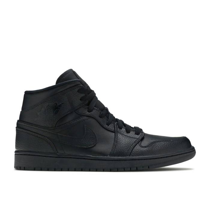ナイキ エアジョーダン Air Jordan 【 Jordan 1 Mid Triple Black 2020 Men Black/Black/Black 】 ミッド メンズ 黒色 ブラック