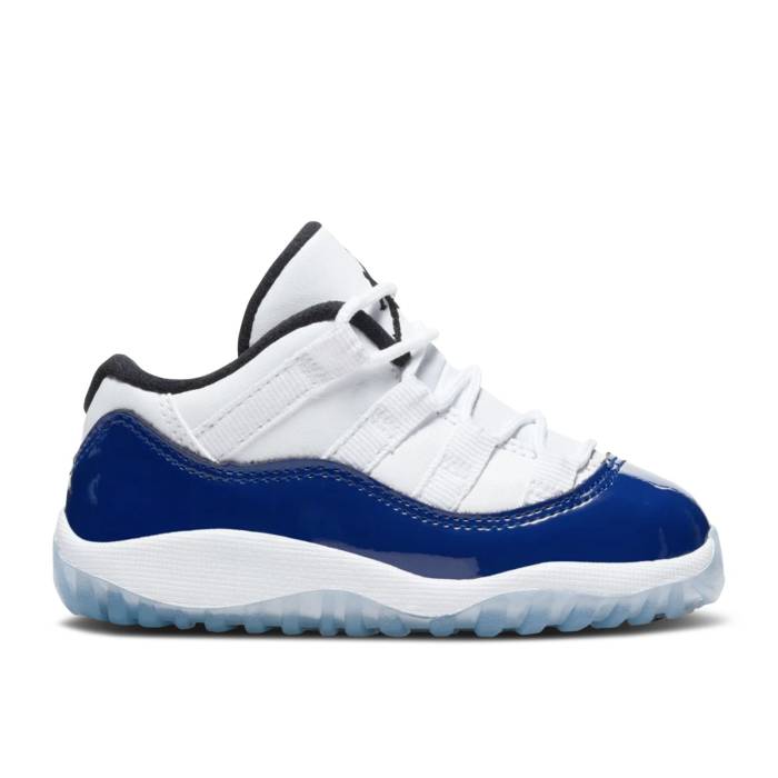 ナイキ エアジョーダン Air Jordan 【 Jordan 11 Retro Low Td \u0027Concord Sketch\u0027 Infant White/Concord/Black 】 レトロ もの言う花 白いこと 白いこと 調和・コン吊りひも 黒いこと 黒いこと 靴-スニーカー-キッズ・ベビー・マタニティ