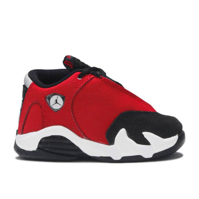ナイキ エアジョーダン Air Jordan 【 Jordan 14 Retro Td \u0027Gym Red\u0027 Infant Black/Gym Red/White/Off White 】 レトロ もの言う花 黒いこと 黒いこと Red 赤・赤いこと 白いこと 白いこと