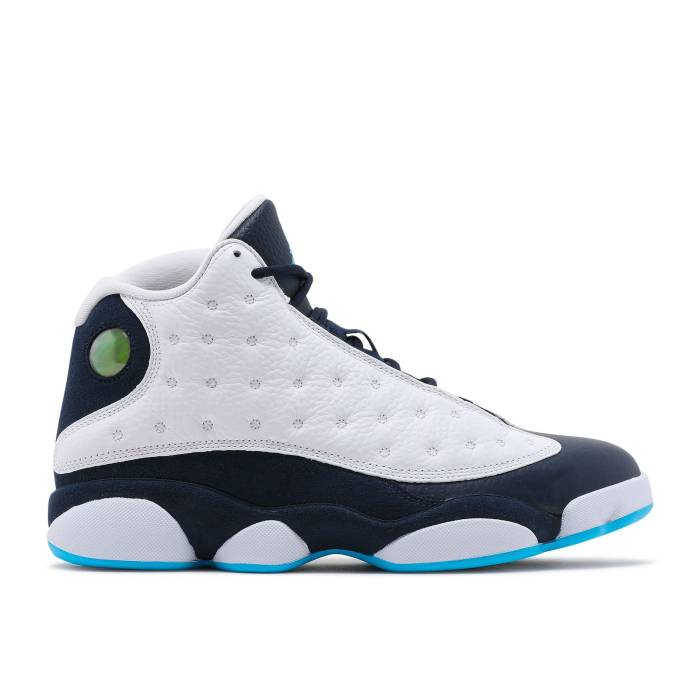 ナイキ エアジョーダン Air Jordan 【 Jordan 13 Retro \u0027Obsidian\u0027 Men White/Obsidian/Dark Powder Blue 】 13 サー青少年 レトロ メンズ 白いこと 白いこと 青み 青色