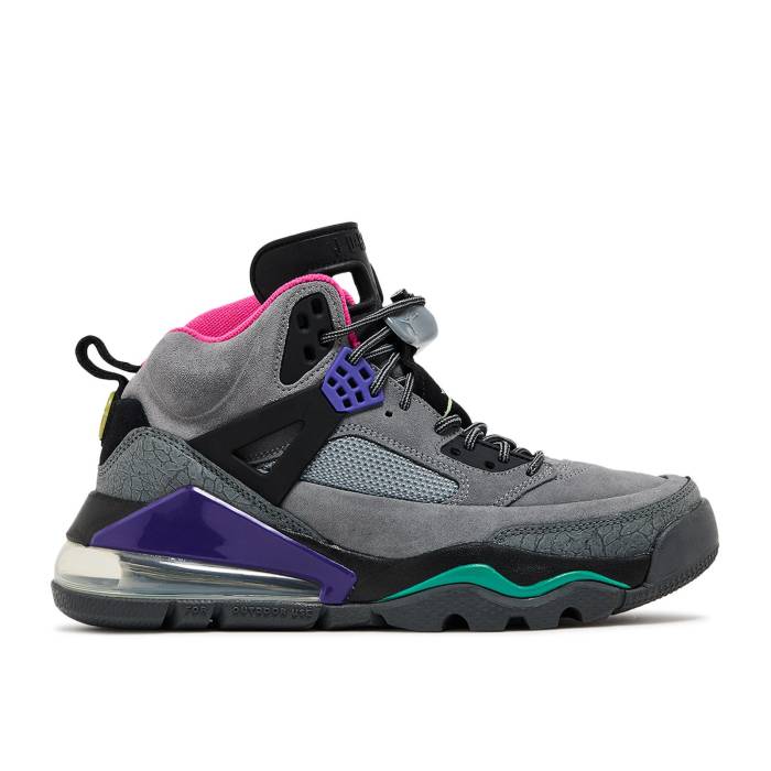 ナイキ エアジョーダン Air Jordan 【 Jordan Spizike 270 Boot \u0027Smoke Grey\u0027 Men Smoke Grey/Barely Volt/Black 】 ブーツ メンズ 薄墨色 薄墨色 黒いこと 黒いこと