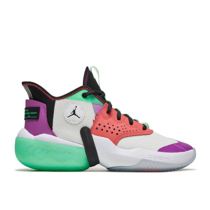 ナイキ エアジョーダン Air Jordan 【 Jordan React Elevation \u0027White Hyper Violet\u0027 Men White/Hyper Violet/Flash Crimson/Black 】 リアクト メンズ 白いこと 白いこと 紫・相撲取り草 クリムゾン 黒いこと 黒いこと