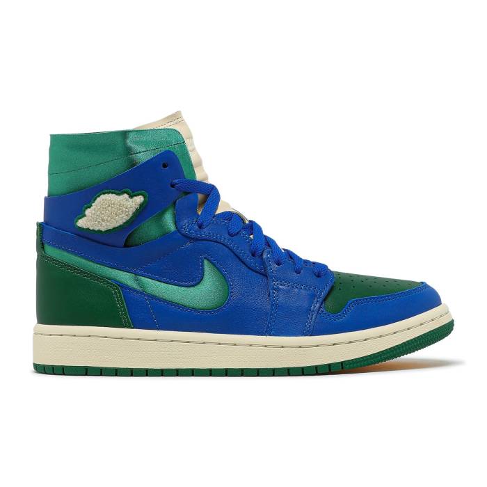 ナイキ エアジョーダン Air Jordan 【 Aleali May X Wmns Jordan 1 High Zoom Comfort \u0027Califia\u0027 Women Hyper Royal/Pine Green 】 ご機嫌 望遠レンズ レディース green 緑・緑であること