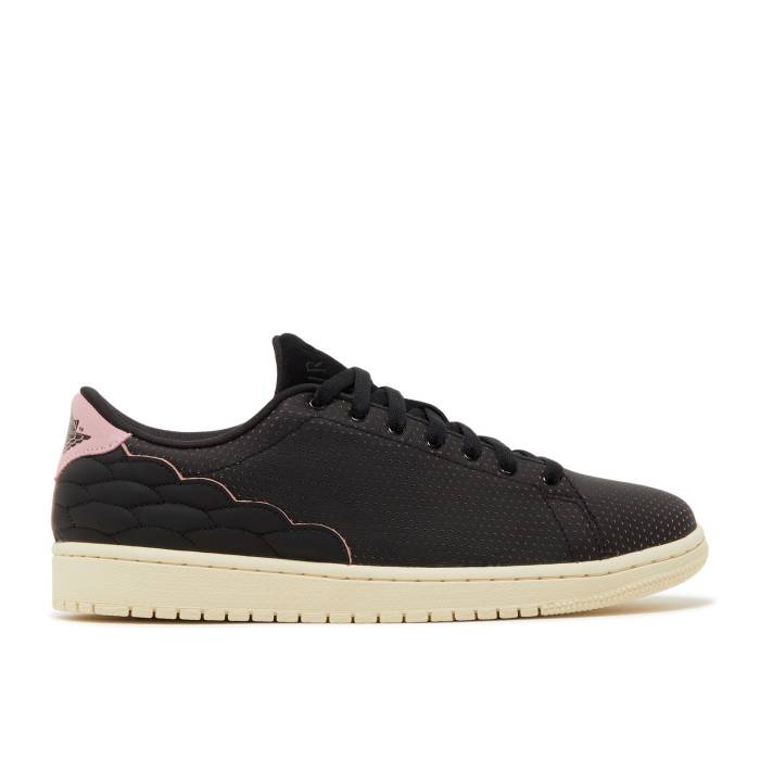 ナイキ エアジョーダン Air Jordan 【 Jordan 1 Centre Court Perforated Black Pink Men Black/Black/Arctic Punch 】 コート 黒色 ブラック メンズ 黒色 ブラック