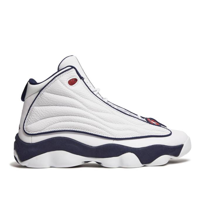 ナイキ　エアジョーダン Air Jordan 【 Jordan Pro Strong 'White Midnight Navy' Men White/Gym Red/Midnight Navy 】 プロ メンズ 白色 ホワイト Red 赤・レッド 紺色 ネイビー 102,150円