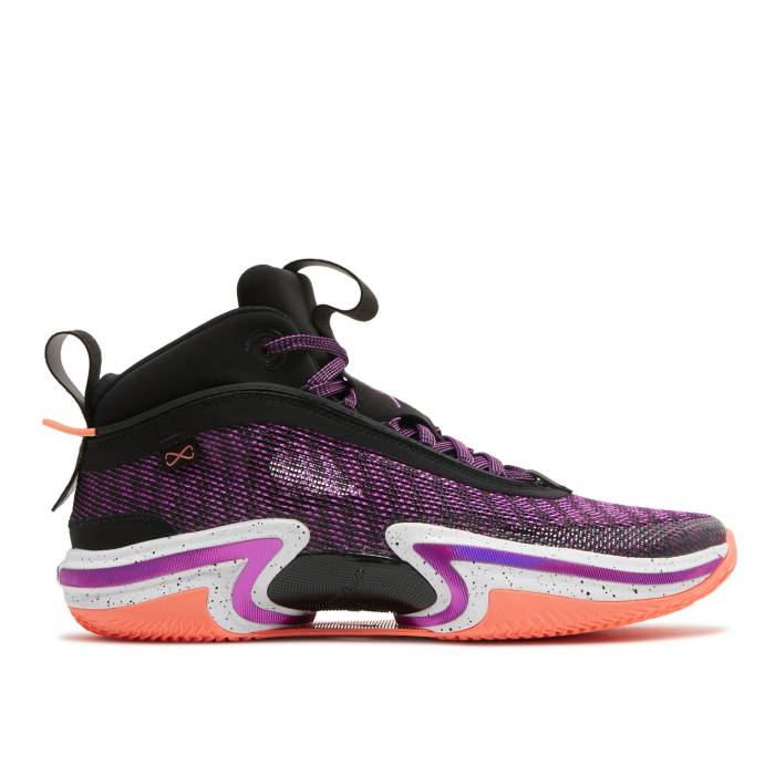 ナイキ エアジョーダン Air Jordan 【 Jordan 36 Pf First Light Men Black/Racer Blue/Court Purple/Green Glow 】 メンズ 黒色 ブラック 青色 ブルー コート Purple 紫・パープル green 緑・グリーン