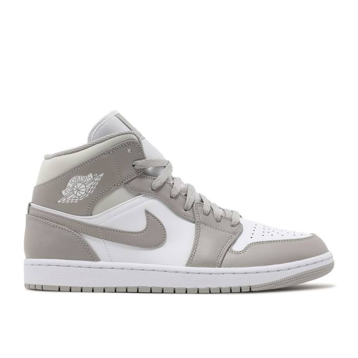 ナイキ エアジョーダン Air Jordan 【 Jordan 1 Mid \u0027College Grey\u0027 Men College Grey/Light Bone/White 】 ミッド メンズ 単科大学 薄墨色 薄墨色 白いこと 白いこと