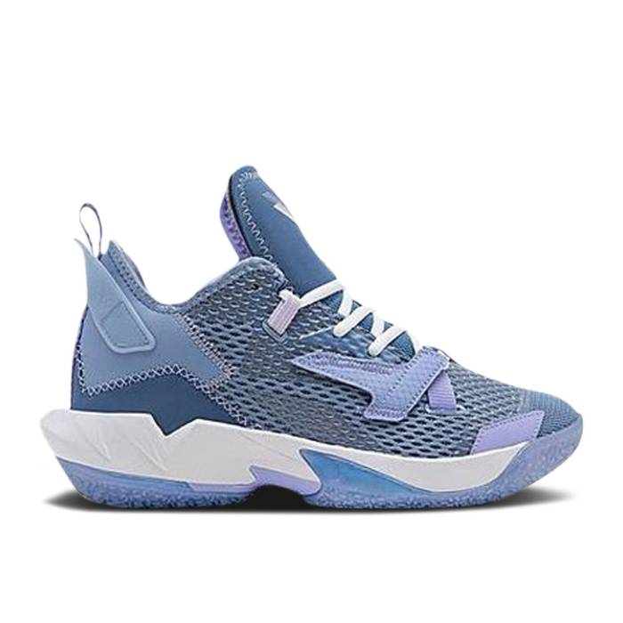 ナイキ エアジョーダン Air Jordan 【 Jordan Why Not Zer0.4 ガウス \u0027Kb3\u0027 Youth Indigo Fog/Purple Pulse/Violet Frost/Ocean Fog 】 御坊っちゃん キッズ 藍色・インディゴ Purple 紫・パープル 紫・相撲取り草