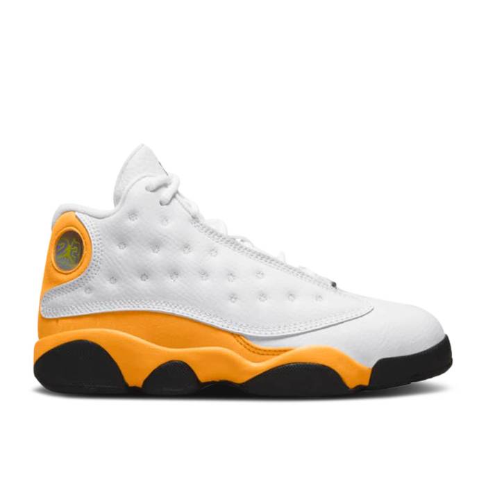 ナイキ エアジョーダン Air Jordan 【 Jordan 13 Retro Ps Del Sol Youth White/University Red/Del Sol/Black 】 13 サーティーン レトロ ジュニア キッズ 白色 ホワイト Red 赤・レッド 黒色 ブラック