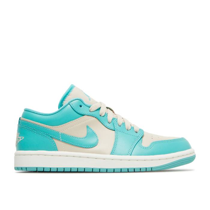 ナイキ エアジョーダン Air Jordan 【 Wmns Jordan 1 Low \u0027Tropical Teal Sandy Beige\u0027 Women Tropical Teal/Sandy Beige 】 レディース ベージュ