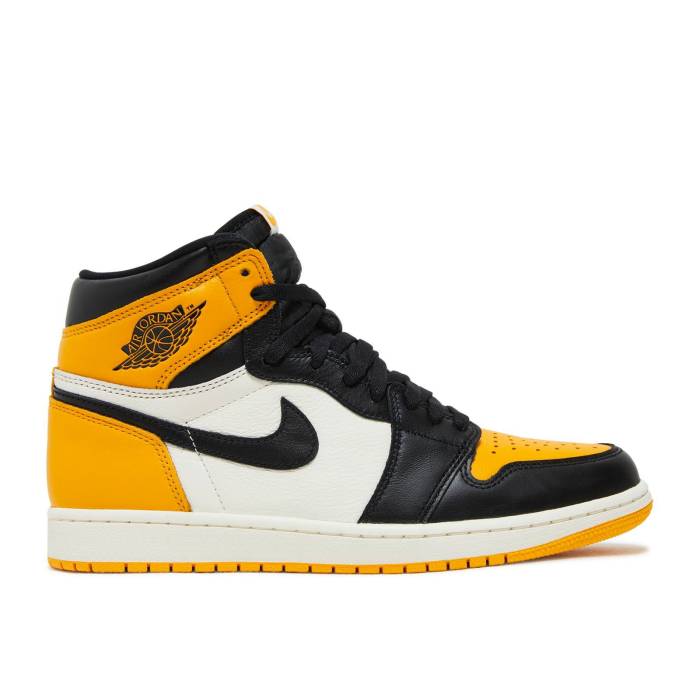 ナイキ エアジョーダン Air Jordan 【 Jordan 1 Retro High Og 'Yellow Toe' Men Taxi/Black/Sail 】 レトロ ハイ メンズ 黒色 ブラック|スニケス