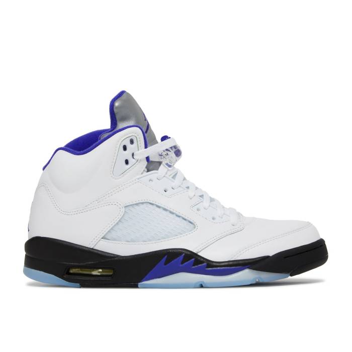 ナイキ エアジョーダン Air Jordan 【 Jordan 5 Retro \u0027Concord\u0027 Men White/Dark Concord/Black 】 レトロ メンズ 白いこと 白いこと 調和・コン吊りひも 黒いこと 黒いこと