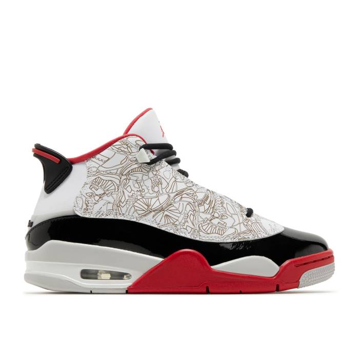 ナイキ エアジョーダン Air Jordan 【 Jordan Dub Zero ガウス \u0027Varsity Red\u0027 2022 Youth White/Black/Neutral Grey/True Red 】 絶無 御坊っちゃん キッズ 白いこと 白いこと 黒いこと 黒いこと 薄墨色 薄墨色 Red 赤・赤いこと