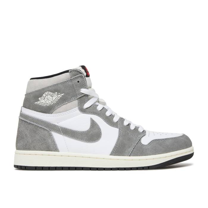 ナイキ エアジョーダン Air Jordan 【 Jordan 1 Retro High Og \u0027Washed Black\u0027 Men Black/Fire Red/Light Smoke Grey/Sail 】 レトロ ご機嫌 メンズ 黒いこと 黒いこと 火の手 Red 赤・赤いこと 薄墨色 薄墨色