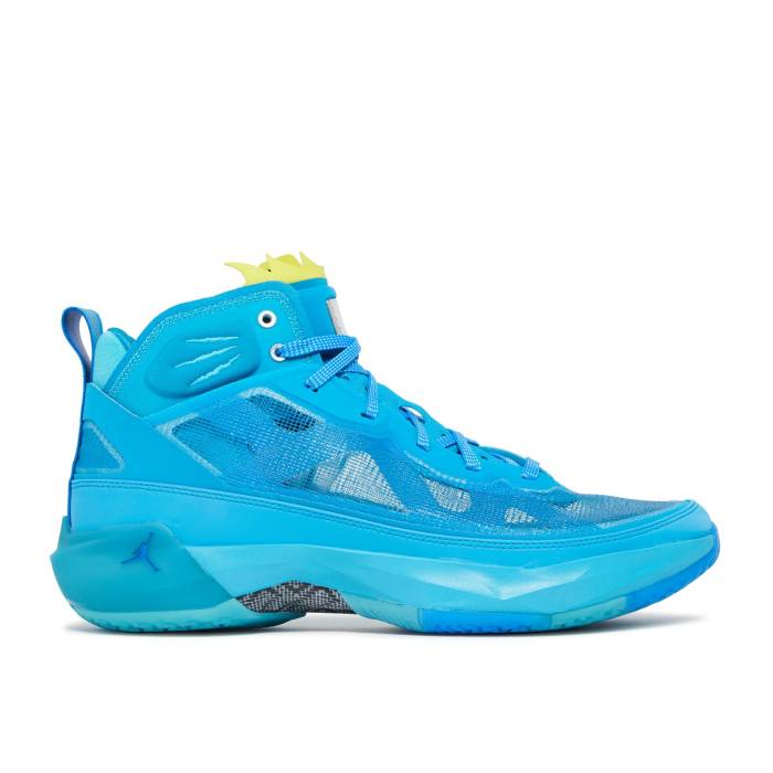 ナイキ エアジョーダン Air Jordan 【 Naruto X Zion Williamson X Jordan 37 \u0027Rasengan\u0027 Men Laser Blue/Chlorine Blue/Yellow Strike/Photo Blue 】 メンズ Laser レーザ 青味 青み yellow 黄味がかった・黄色 ストライク