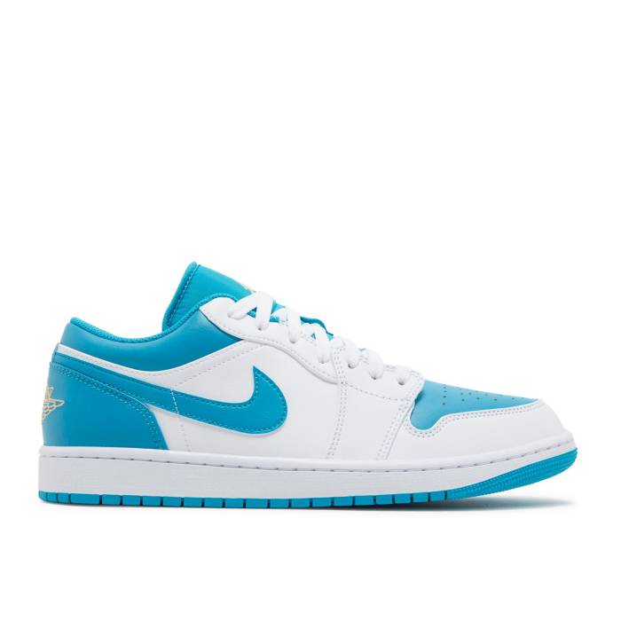 ナイキ エアジョーダン Air Jordan 【 Jordan 1 Low \u0027Aquatone\u0027 Men Aquatone/Celestial Gold/White 】 メンズ ゴールド 白いこと 白いこと