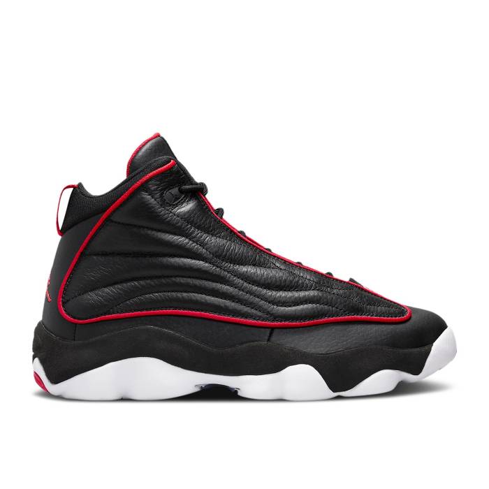 ナイキ　エアジョーダン Air Jordan 【 Jordan Pro Strong 'Black University Red' Men Black/White/University Red 】 プロ メンズ 黒色 ブラック 白色 ホワイト Red 赤・レッド｜スニケス