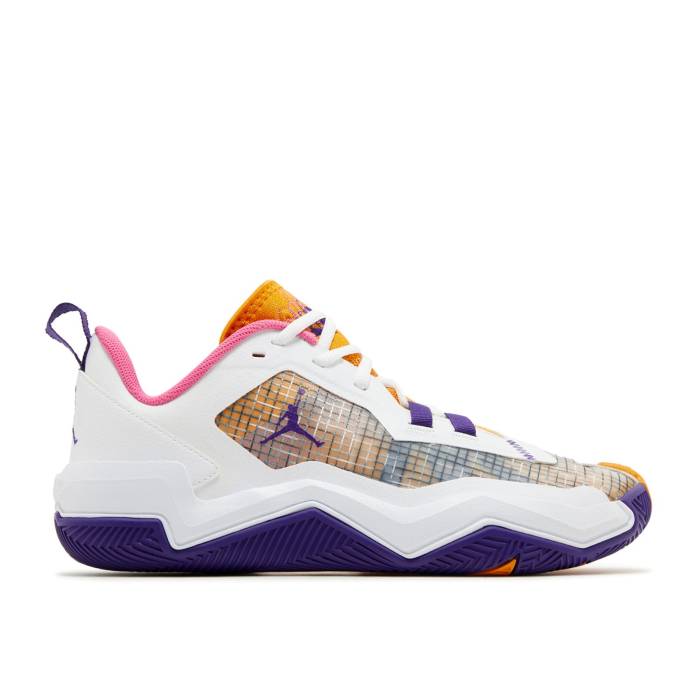 ナイキ　エアジョーダン Air Jordan 【 Jordan One Take 4 'Lakers' Men White/Canyon Gold/Pinksicle/Court Purple 】 メンズ 白色 ホワイト ゴールド コート Purple 紫・パープル