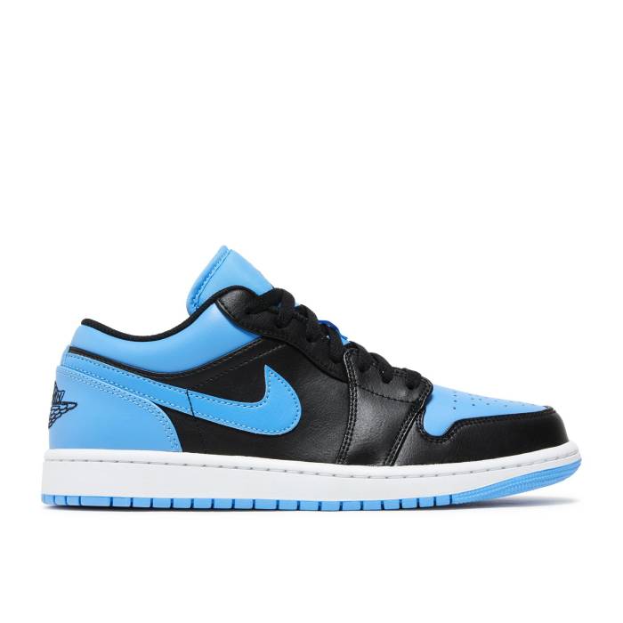 ナイキ エアジョーダン Air Jordan 【 Jordan 1 Low \u0027University Blue\u0027 Men Black/Black/University Blue/White 】 メンズ 黒いこと 黒いこと 青味 青み 白いこと 白いこと
