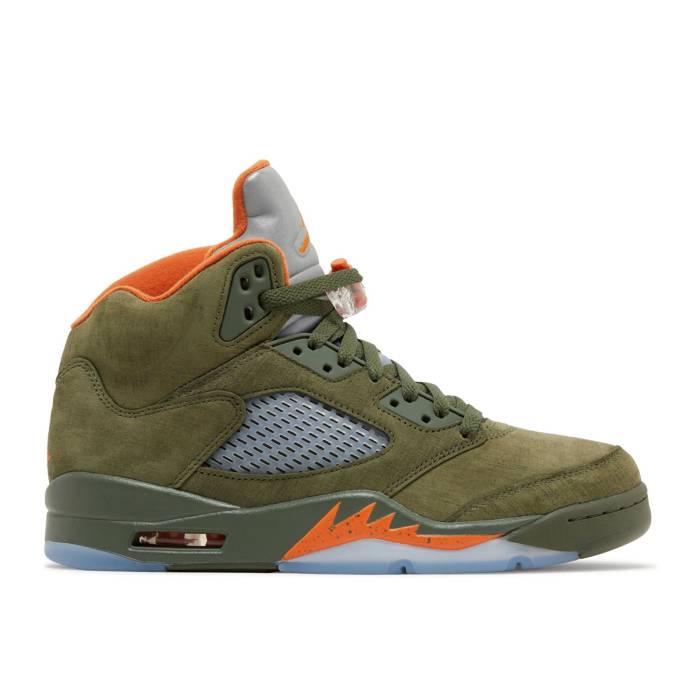 ナイキ エアジョーダン Air Jordan 【 Jordan 5 Retro Olive 2024 Men Army Olive/Solar Orange 】 レトロ メンズ アーミー olive オリーブ orange 橙・オレンジ
