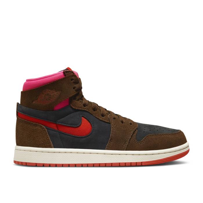 ナイキ エアジョーダン Air Jordan 【 Wmns Jordan 1 High Zoom Comfort 2 \u0027Cacao Wow Picante Red\u0027 Women Cacao Wow/Picante Red/Black/Hyper Pink/Sail 】 御機嫌 望遠レンズ レディース Red 赤・赤いこと 黒いこと 黒いこと pink サクラ色