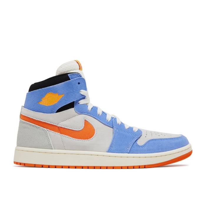 ナイキ エアジョーダン Air Jordan 【 Jordan 1 High Zoom Comfort 2 'Royal Pulse Alpha Orange' Men Sail/Alpha Orange/Royal Pulse/Light Silver/Yellow Ochre/Black 】 ハイ ズーム アルファ メンズ アルファ orange 橙・オレンジ S|スニケス