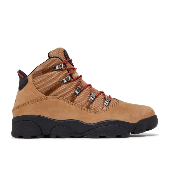 ナイキ エアジョーダン Air Jordan 【 Jordan Winterized 6 Rings \u0027Rocky Tan\u0027 2023 Men Rocky Tan/Black/Varsity Red 】 輪っか メンズ 黒いこと 黒いこと Red 赤・赤いこと