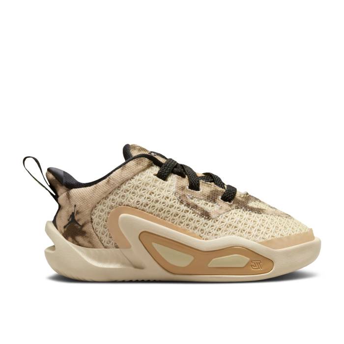 ナイキ エアジョーダン Air Jordan 【 Jordan Tatum 1 Td \u0027Tunnel Walk\u0027 Infant Tan/Black/Sail/Volt 】 もの言う花 黒いこと 黒いこと