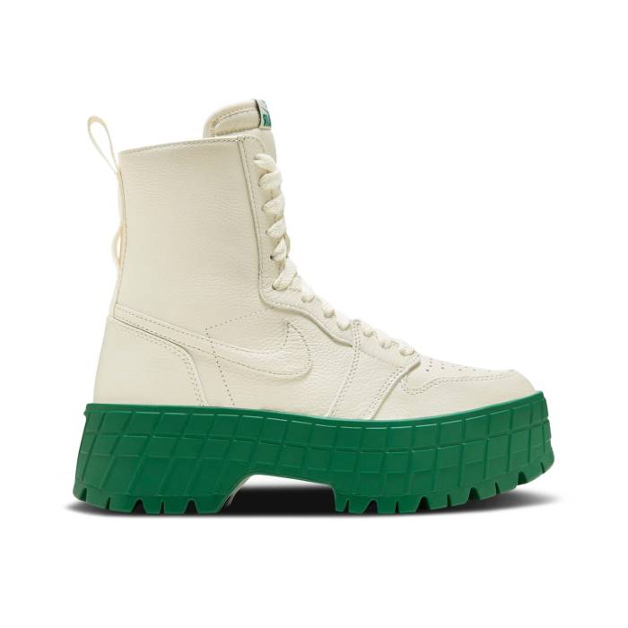 ナイキ エアジョーダン Air Jordan 【 Wmns Jordan 1 High Brooklyn \u0027Coconut Milk Pine Green\u0027 Women Coconut Milk/Pine Green/Coconut Milk 】 御機嫌 ブルックリン レディース green 緑・緑であること