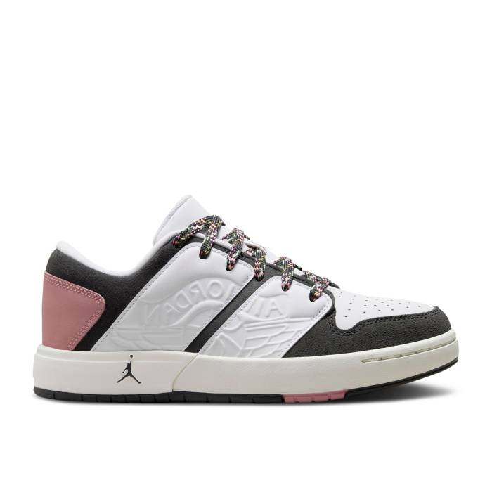 ナイキ エアジョーダン Air Jordan 【 Jordan Nu Retro 1 Low Gs 'White Red Stardust' Youth White/Red Stardust/Saturn Gold/Anthracite 】 レトロ Red 赤・レッド ジュニア キッズ 白色 ホワイト Red 赤・レッド ゴールド|スニケス