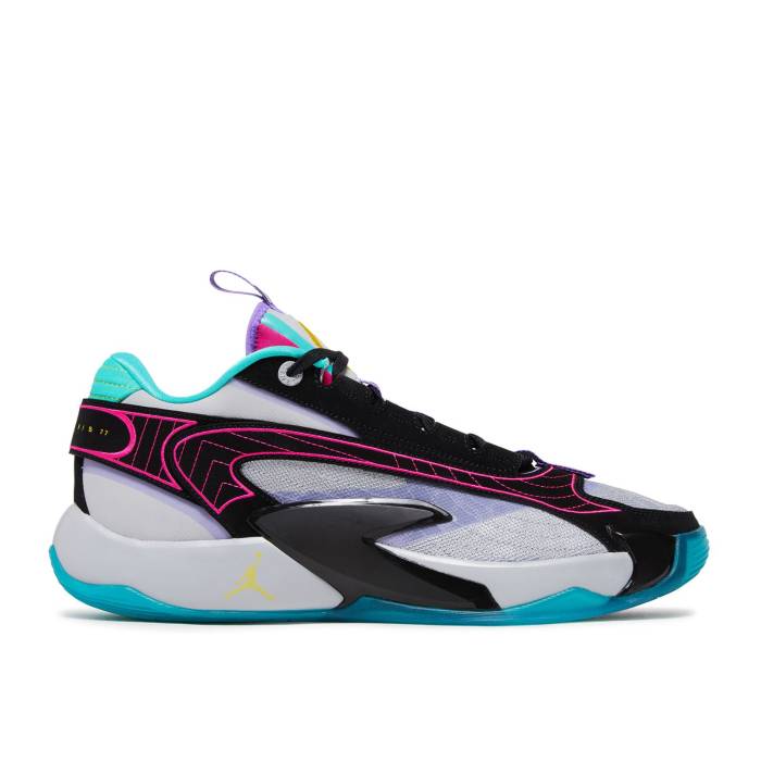 ナイキ エアジョーダン Air Jordan 【 Jordan Luka 2 \u0027All-Star\u0027 Men Wolf Grey/Speed Yellow/Black/Hyper Jade/Psychic Purple/Pink Prime 】 メンズ 薄墨色 薄墨色 Speed 素早さ yellow 黄味がかった・黄色 黒いこと 黒いこと 翡翆・ジ