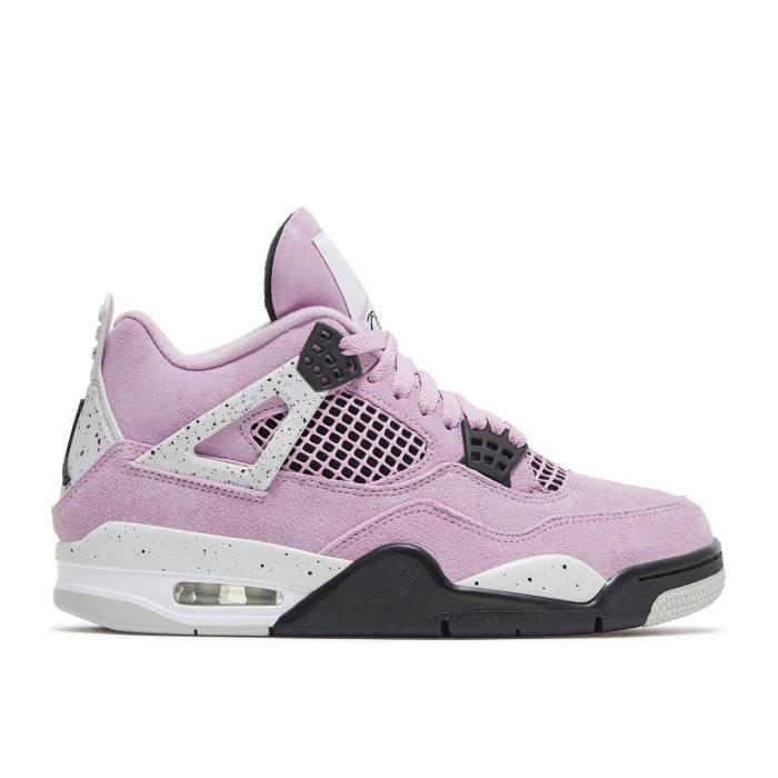 ナイキ エアジョーダン Air Jordan 【 Wmns Jordan 4 Retro \u0027Orchid\u0027 Women Orchid/Neutral Grey/Black/White 】 レトロ レディース 薄墨色 薄墨色 黒いこと 黒いこと 白いこと 白いこと