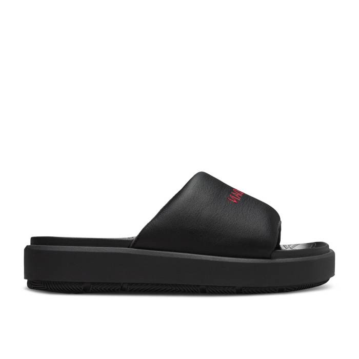 ナイキ エアジョーダン Air Jordan 【 Wmns Jordan Sophia Slide 'Bred' Women Black/Black/Gym Red 】 Slide サンダル レディース 黒色 ブラック Red 赤・レッド|スニケス