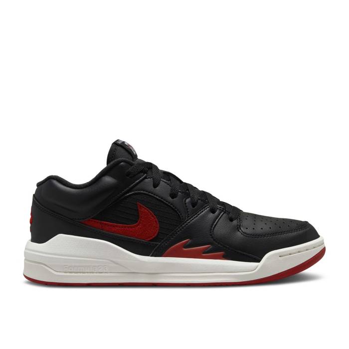 ナイキ エアジョーダン Air Jordan 【 Wmns Jordan Stadium 90 \u0027Bred\u0027 Women Black/Gym Red/White/Sail 】 競技場 レディース 黒いこと 黒いこと Red 赤・赤いこと 白いこと 白いこと