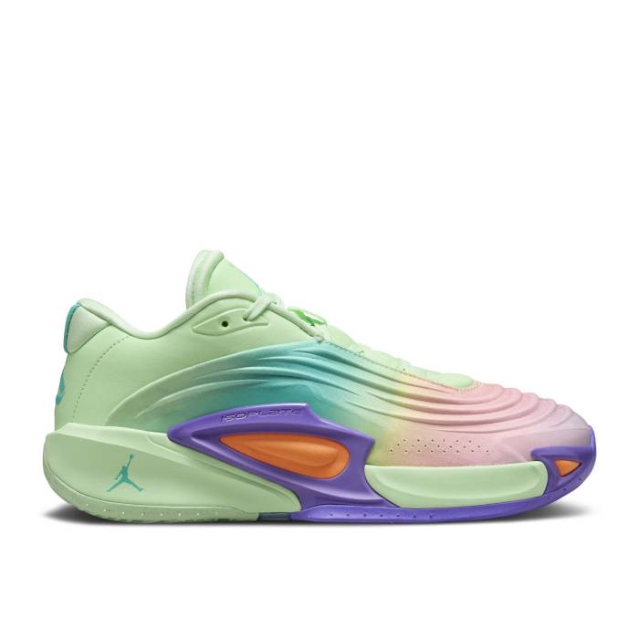 ナイキ エアジョーダン Air Jordan 【 Jordan Luka 3 Pf \u0027Blurred Vision\u0027 Men Vapor Green/Cone/Psychic Purple/Hyper Jade 】 メンズ green 緑・緑であること Purple 紫・パープル 翡翆・ジェード