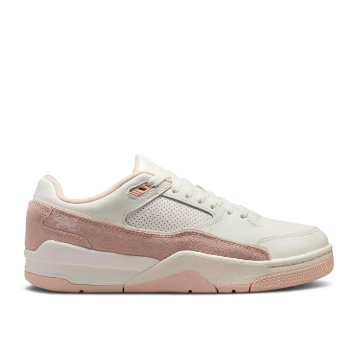ナイキ エアジョーダン Air Jordan 【 Wmns Jordan Flight Court \u0027Sail Washed Coral\u0027 Women Sail/Washed Coral 】 Flight 飛翔 厚地の外套 レディース レディース靴-スニーカー-靴