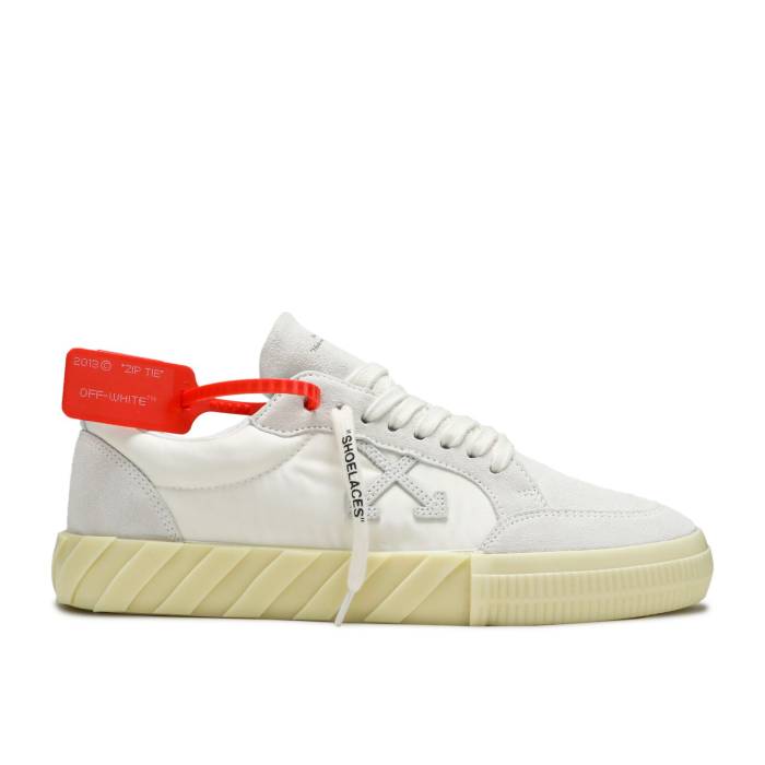 象牙色 Off-White 【 Vulc Sneaker \u0027White\u0027 Men White/White 】 靴 スニーカー メンズ 白いこと 白いこと