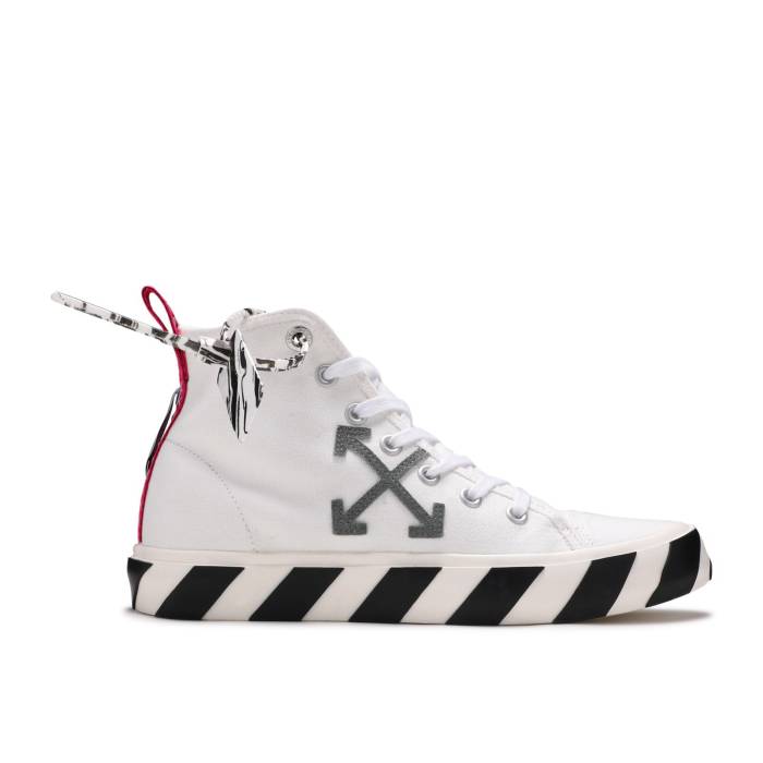 オフホワイト Off-White 【 Vulc Sneaker Mid 'White Black' Men White/Black 】 靴 スニーカー ミッド メンズ 白色 ホワイト 黒色 ブラック