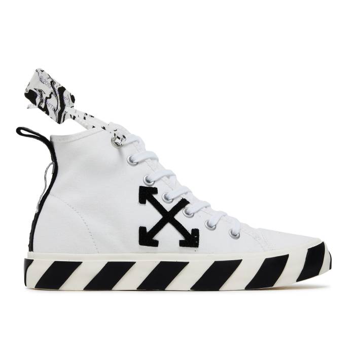 オフホワイト Off-White 【 Vulc Sneaker Mid 'White Black' Men White/Black 】 靴 スニーカー ミッド メンズ 白色 ホワイト 黒色 ブラック